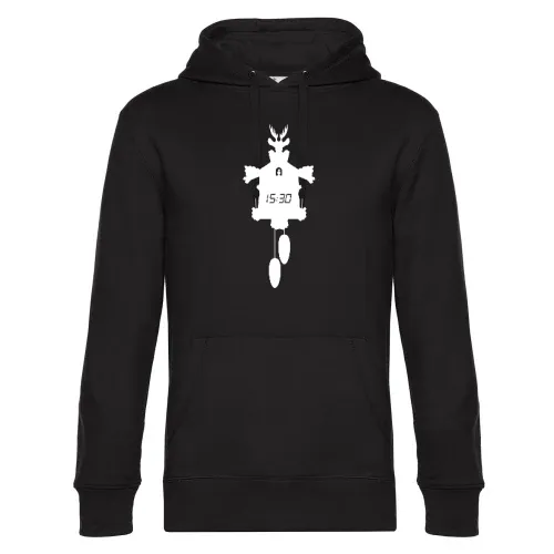 Digitale Kuckucksuhr Männer Hoodie