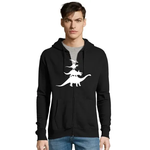 Dino Stadtmusikanten Männer Hoodie