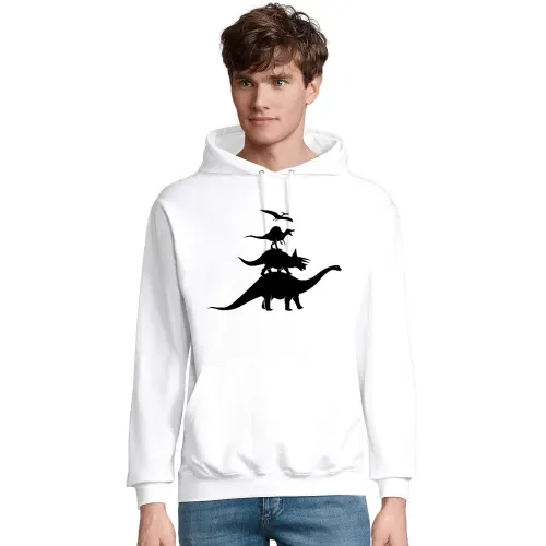 Dino Stadtmusikanten Männer Hoodie