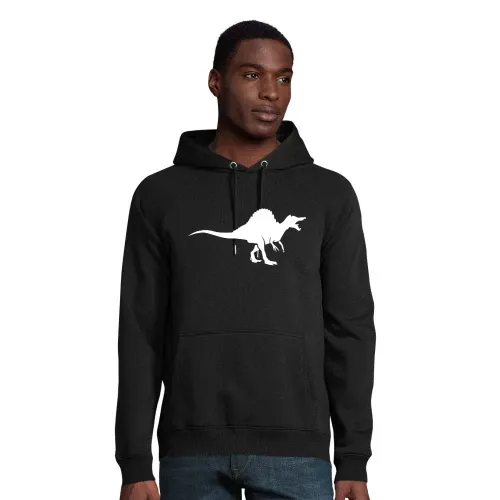 Dinosaurier mit Kamm Männer Hoodie