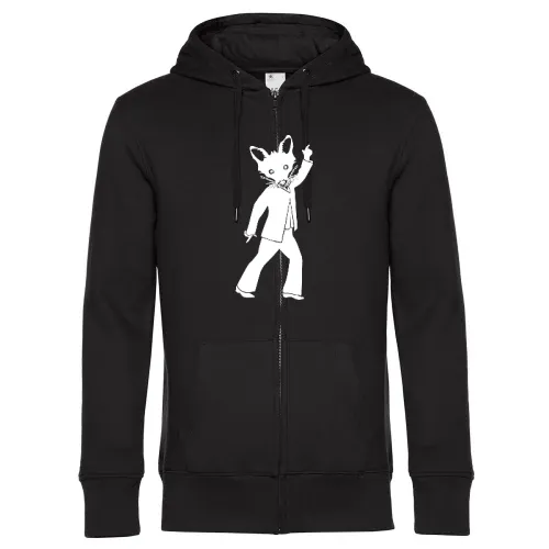 Disco Fox Männer Hoodie
