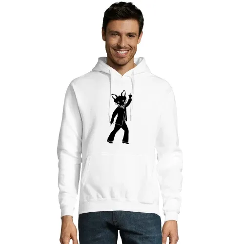 Disco Fox Männer Hoodie