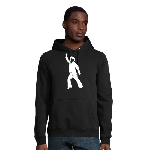 Disko Tänzer Elvis Hoodie Männer Stellar Bio