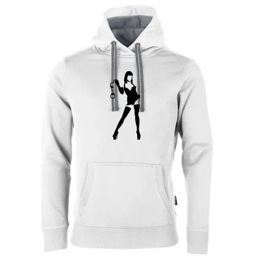 Domina mit Handschellen Männer Hoodie