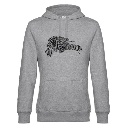Dominikanische Republik Fingerabdruck Hoodie Männer King Hooded