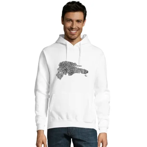 Dominikanische Republik Fingerabdruck Männer Hoodie Dominikanische Republik Fingerabdruck Hoodie