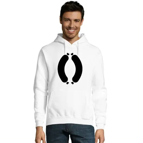 Doppel Wurst Männer Hoodie