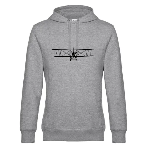 Doppeldecker Flugzeug Männer Hoodie