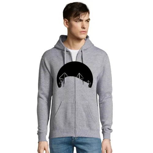 Dortmunder Fussballstadion im Sonnenuntergang Männer Hoodie
