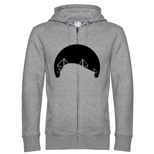 Dortmunder Fussballstadion im Sonnenuntergang Männer Hoodie