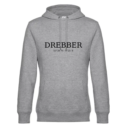 Drebber Koordinaten Hoodie Männer King Hooded