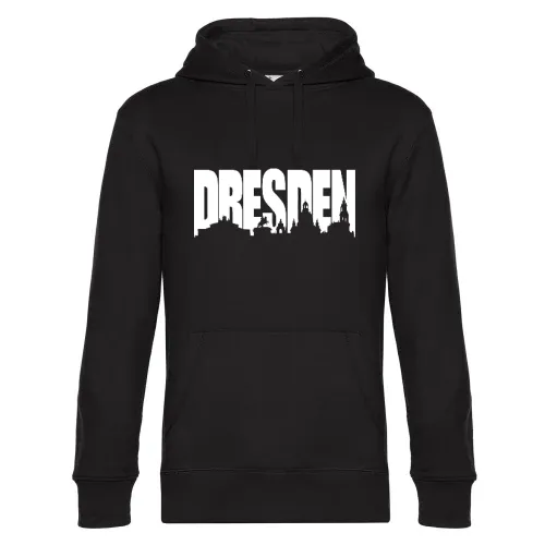 Dresden Skylineschatten Männer Hoodie