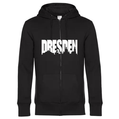 Dresden Skylineschatten Männer Hoodie
