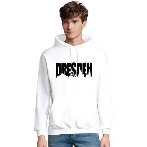 Dresden Skylineschatten Männer Hoodie