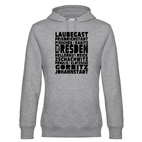 Dresden Stadtteile Männer Hoodie