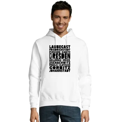 Dresden Stadtteile Männer Hoodie