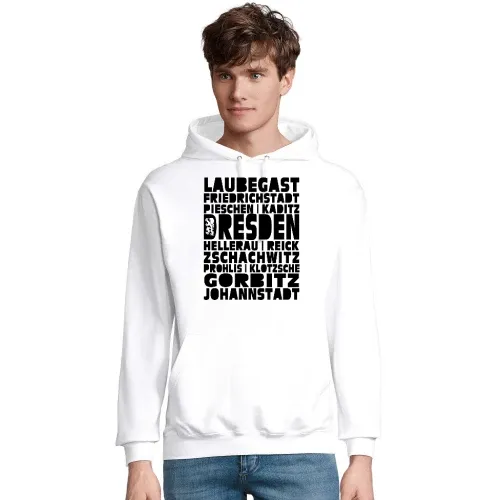 Dresden Stadtteile Männer Hoodie