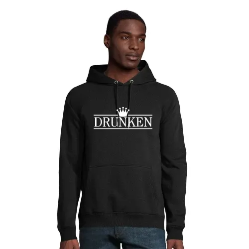 Drunken mit Krone Hoodie Männer Stellar Bio