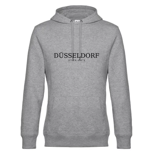 Düsseldorf Koordinaten Hoodie Männer King Hooded