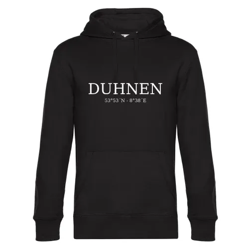 Duhnen Koordinaten Hoodie Männer King Hooded