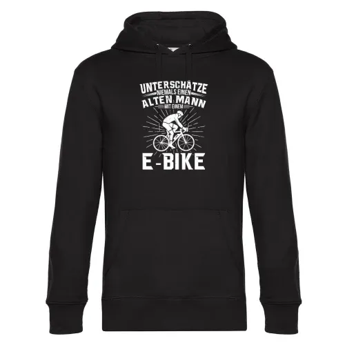 E-Bike Bike Mountainbike Fahrrad Motiv MTB Ebike Hoodie Männer King Hooded