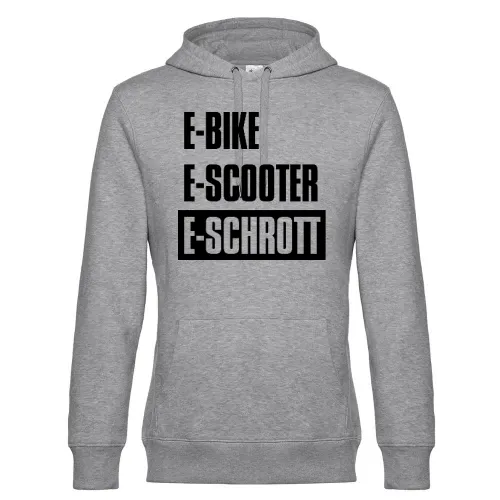 E-Bike E-Scooter E-Schrott Männer Hoodie
