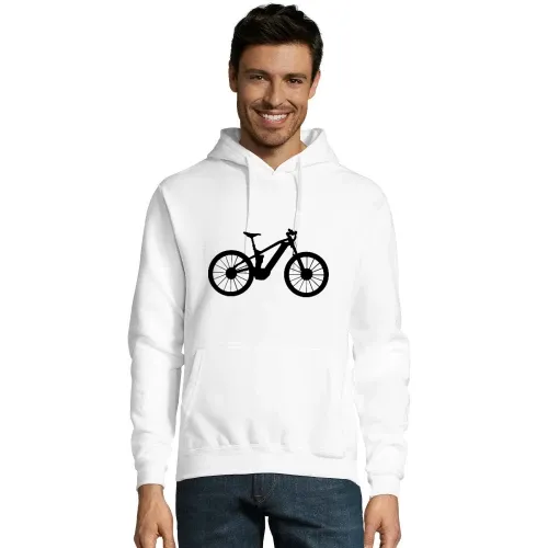 E Bike Fahrrad Radfahrer Grafik Hoodie Männer Snake