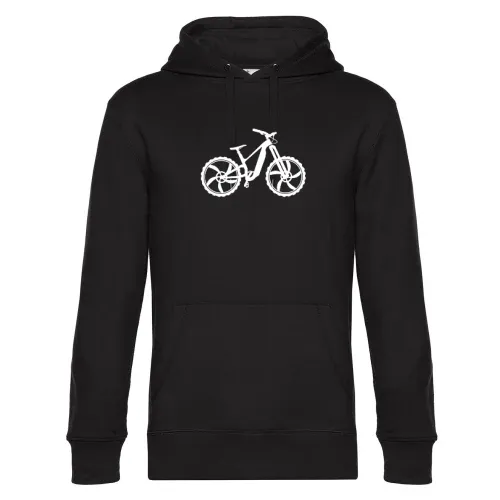 Ebike Fahrrad Horizontal Trail MTB Ebiker Hoodie Männer King Hooded