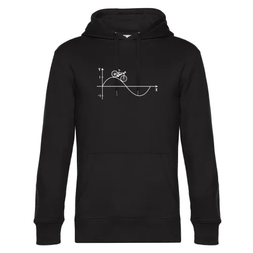 Ebike Herzschlag Sinus Sinuskurve Fahrrad Hoodie Männer King Hooded