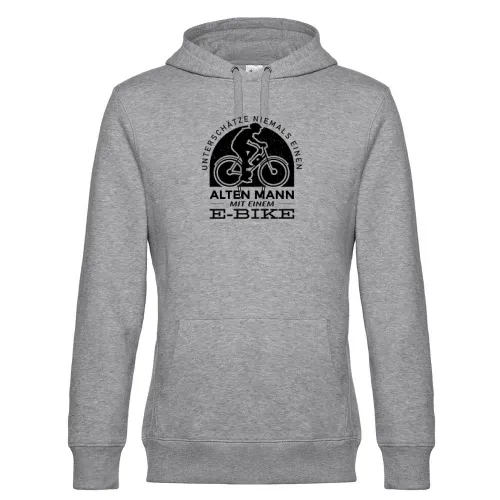Ebike Mountainbike E-Bike Fahrrad Motiv MTB Hoodie Männer King Hooded