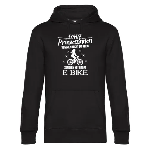 Ebike Radfahrerin E-Bike Radfahrer Prinzessin Hoodie Männer King Hooded