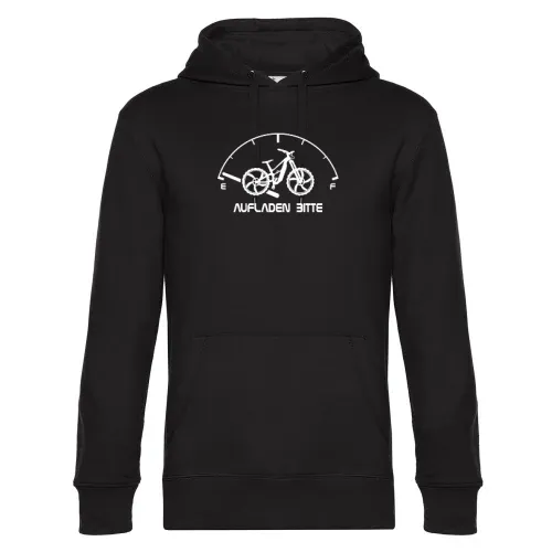 Ebiker Aufladen Bitte Lustiges Ebike Radfahrer Hoodie Männer King Hooded