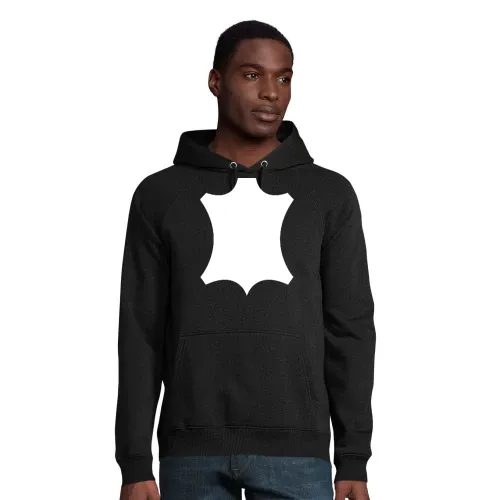 Echt Leder Emblem 2.0 Hoodie Männer Stellar Bio