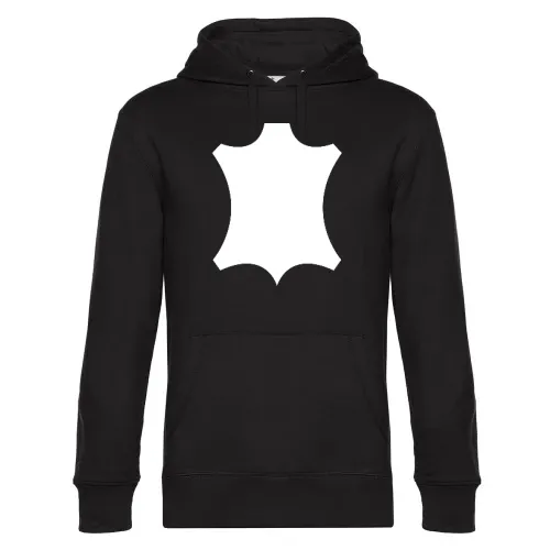 Echt Leder Emblem 2.0 Hoodie Männer King Hooded
