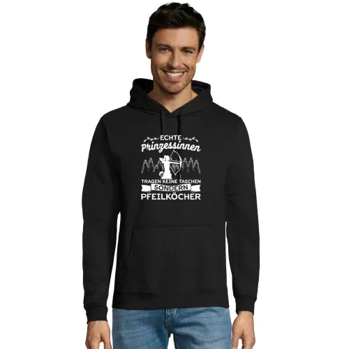 Echte Prinzessinnen tragen Pfeilköcher Hoodie