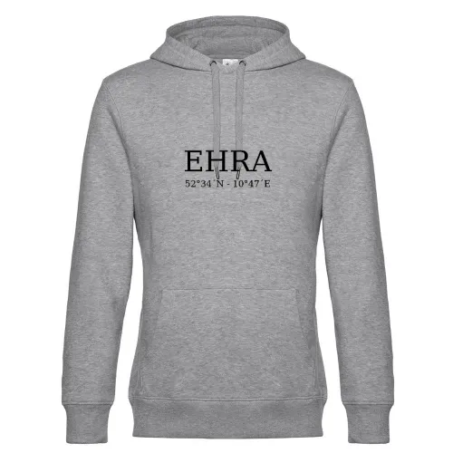 Ehra Koordinaten Hoodie Männer King Hooded