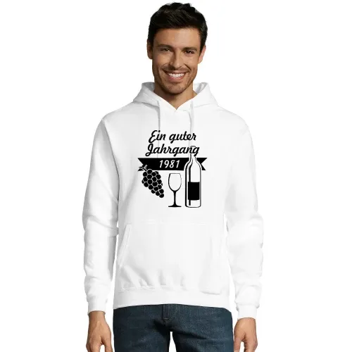 Ein guter Jahrgang 1981 Männer Hoodie Ein guter Jahrgang 1981 Hoodie
