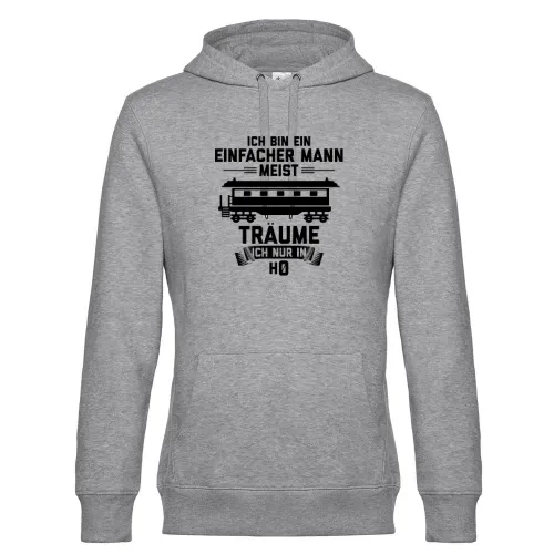 Einfacher Mann H0 Träume - Eisenbahner Hoodie Männer King Hooded