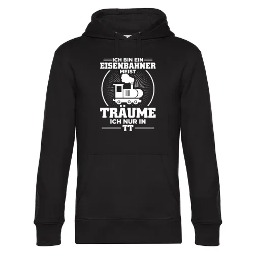 Einfacher Mann Kleine Träume - Eisenbahner Hoodie Männer King Hooded