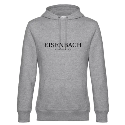 Eisenbach Koordinaten Hoodie Männer King Hooded