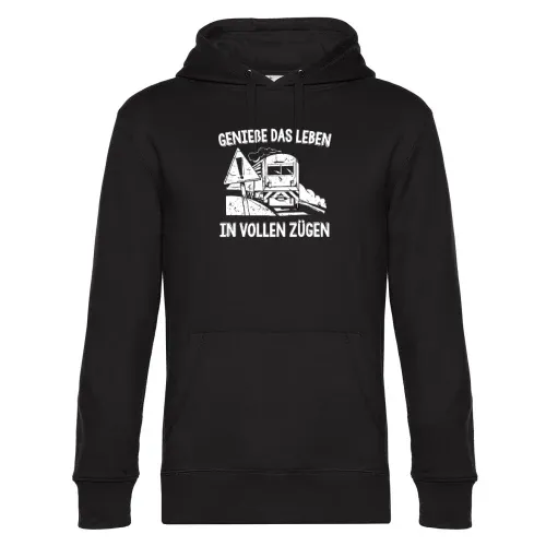Eisenbahn Lok Rente Modelleisenbahn Ruhestand Zug Männer Hoodie