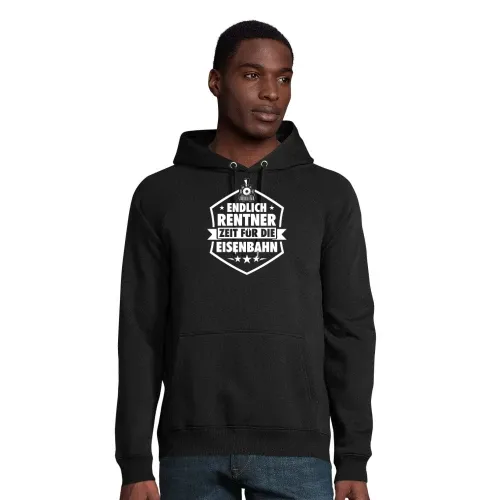 Eisenbahn Rente Modelleisenbahn Rentner Spruch Männer Hoodie