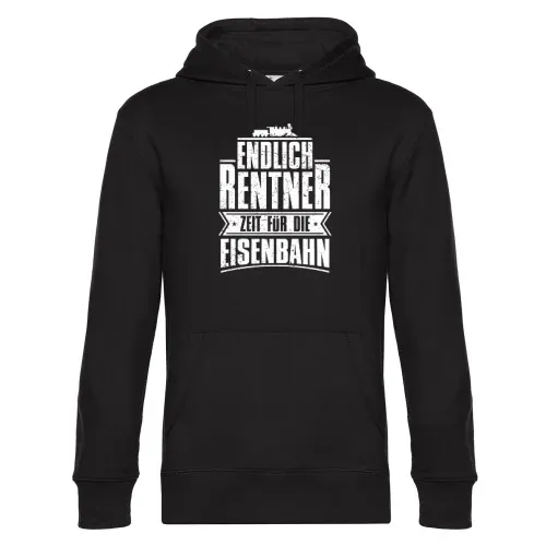 Eisenbahn Rente Modelleisenbahn Rentner Spruch Hoodie Männer King Hooded