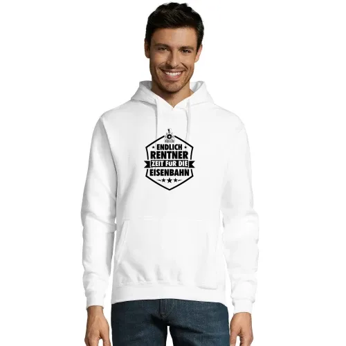 Eisenbahn Rente Modelleisenbahn Rentner Spruch Hoodie