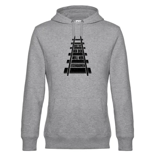 Eisenbahner Spruch Zuggleisen Modelleisenbahner Hoodie Männer King Hooded