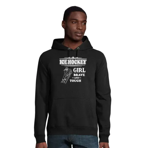 Eishockey Hockey Ice Hockey Girl Brave und Tough Männer Hoodie