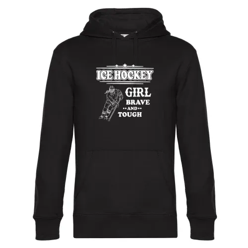 Eishockey Hockey Ice Hockey Girl Brave und Tough Männer Hoodie