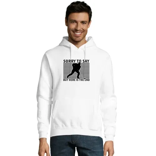 Eishockey Sorry To Say But Here Is The End Hoodie Männer Snake