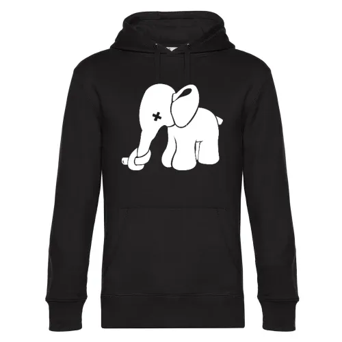 Elefant mit zuer Nase Hoodie Männer King Hooded