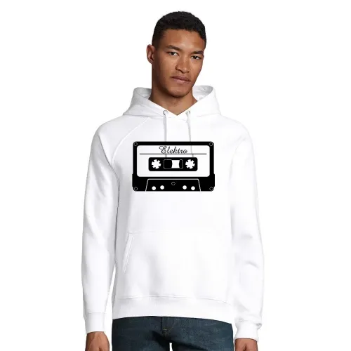 Elektromusik Kassette Männer Hoodie